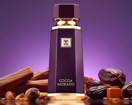 Fragrance World Cocoa Morado EDP — authentic Arabic perfume available in India at Elmeira