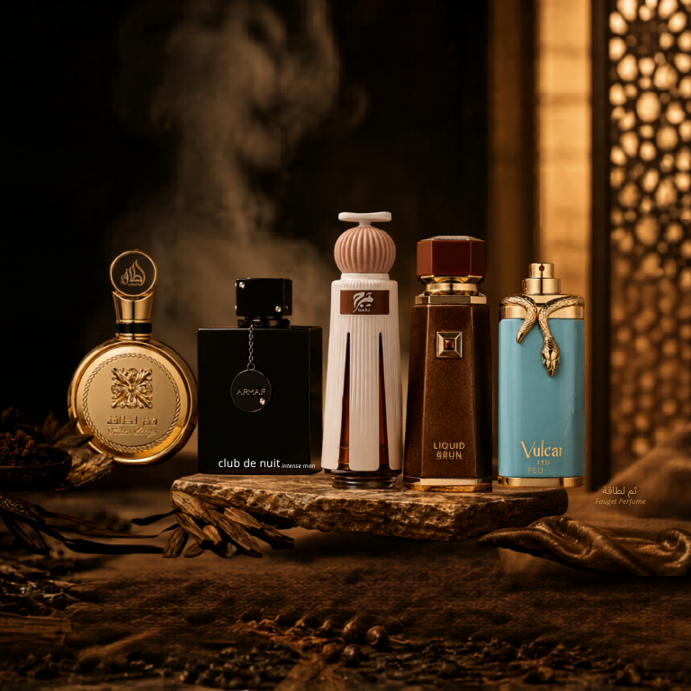 Long-lasting men’s perfumes with woody, fresh, spicy, and Arabic fragrance notes.