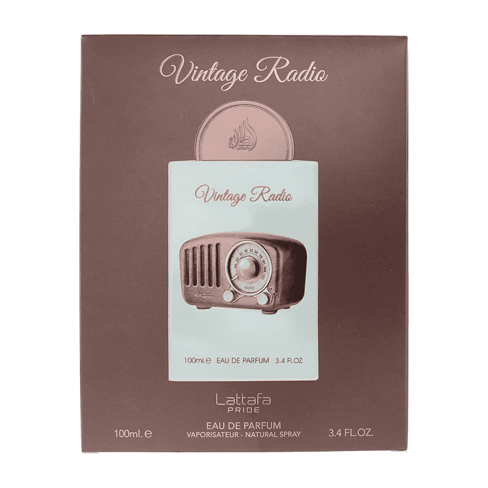 Lattafa Vintage Radio Unisex EDP 100ml | Elmeira India