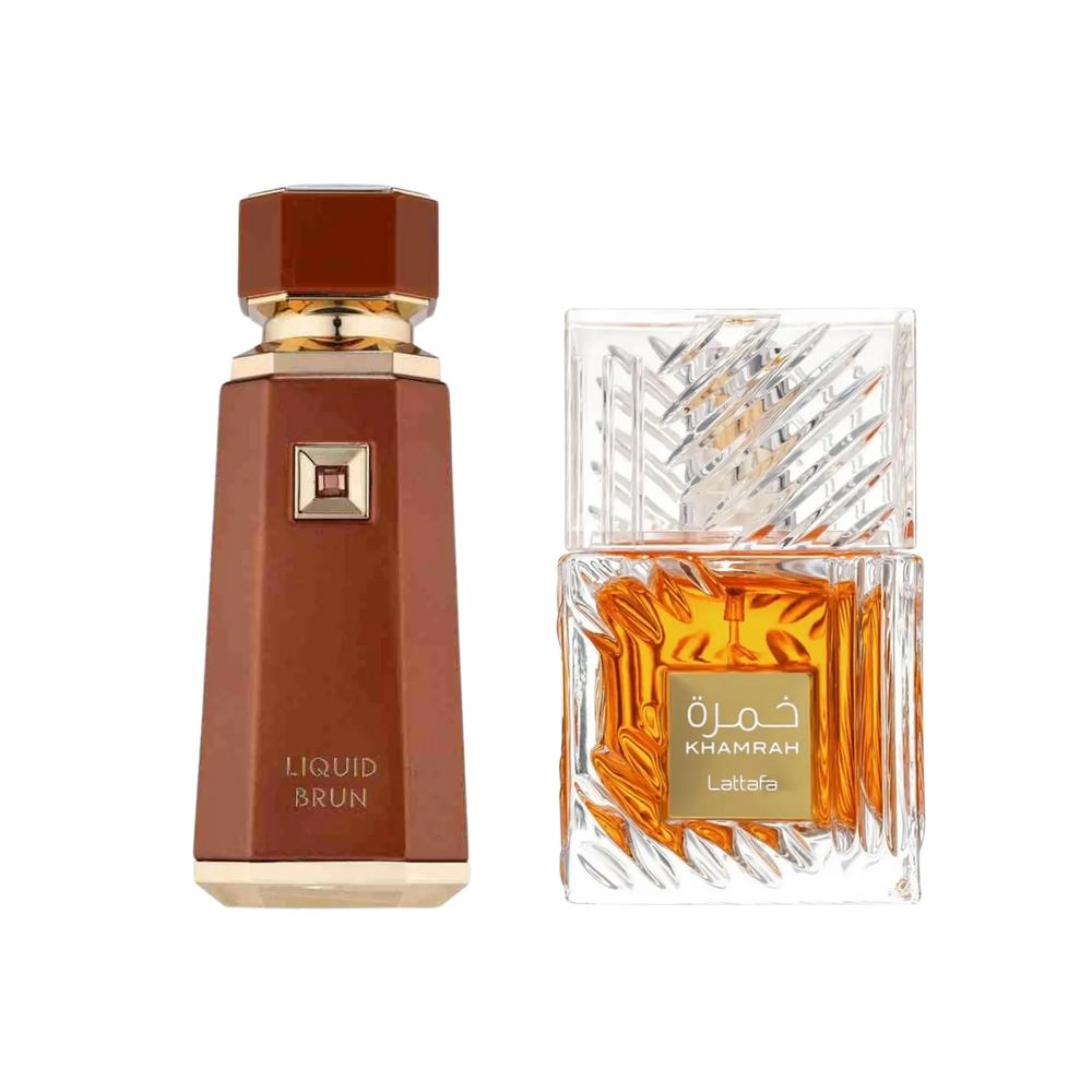 Liquid brun by French Avenue vs Lattaa Khamrah perfumes at elmeira india