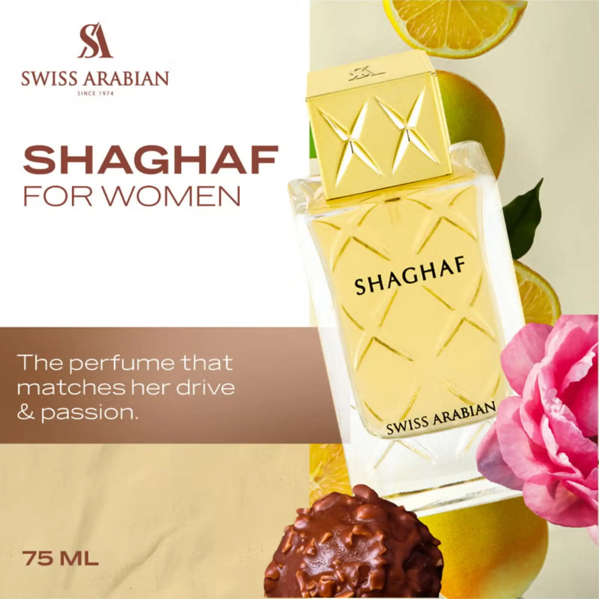 Swiss Arabian Shaghaf Women edp 75ml  at elmeira india