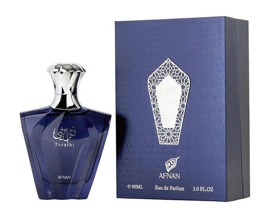 Afnan Turathi Blue Eau De Parfum for Men 90 ml - Elmeira