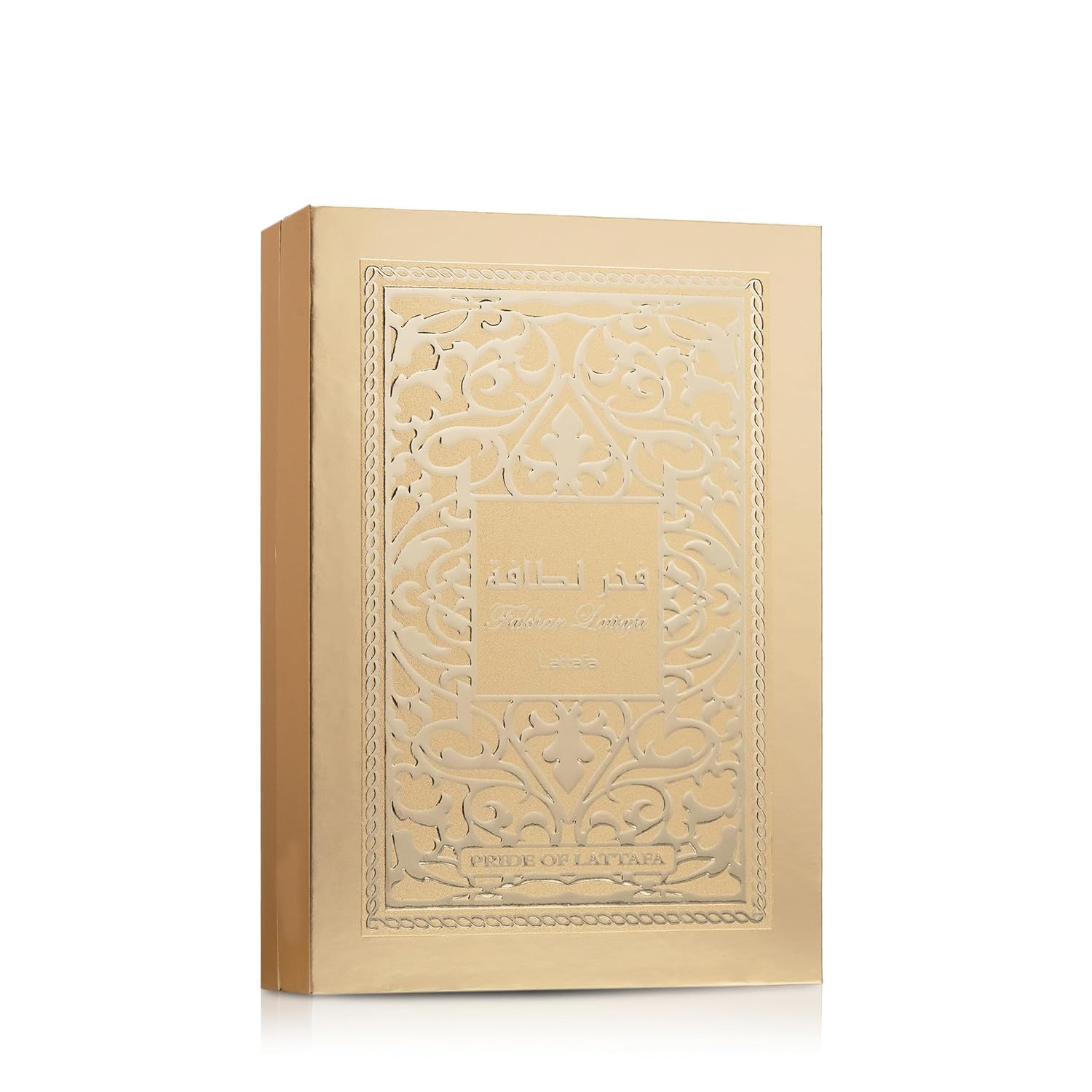 Lattafa Fakhar Gold Extrait EDP packaging box